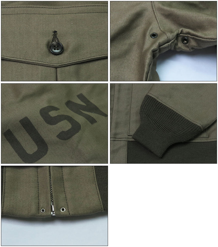 ウェアハウス WAREHOUSE U.S.NAVY 36J1 ミリタリー ジャケット Lot.2206 【2024-25年秋冬新作】