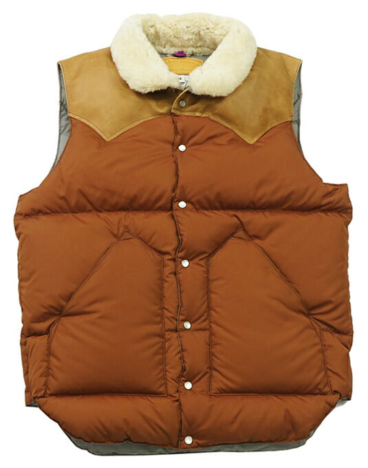 ウェアハウス WAREHOUSE ロッキーマウンテン フェザーベッド ROCKY MOUNTAIN FEATHERBED リップストップナイロン クリスティ ダウンベスト ホースハイド レザーヨーク NYLON DOWN VEST ホワイトダックダウン WH2222 【2024-25年秋冬新作】
