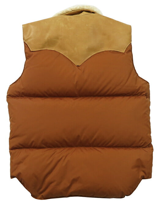 ウェアハウス WAREHOUSE ロッキーマウンテン フェザーベッド ROCKY MOUNTAIN FEATHERBED リップストップナイロン クリスティ ダウンベスト ホースハイド レザーヨーク NYLON DOWN VEST ホワイトダックダウン WH2222 【2024-25年秋冬新作】