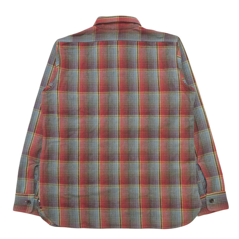 ウェアハウス WAREHOUSE Lot 3022 チェック柄 チンストラップ 長袖 フランネル シャツ G柄