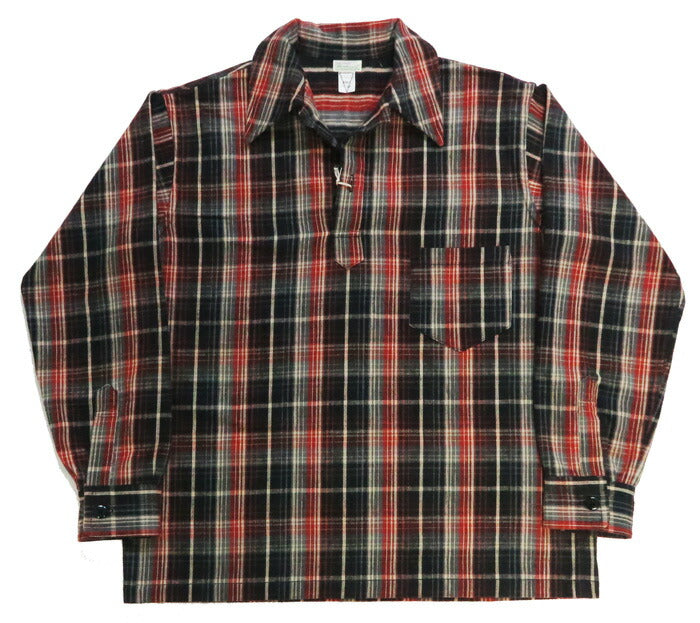 ウェアハウス WAREHOUSE Lot 3063 1930'S WPA ワンポケット プルオーバー ネルチェック シャツ 【2025年秋冬新作】