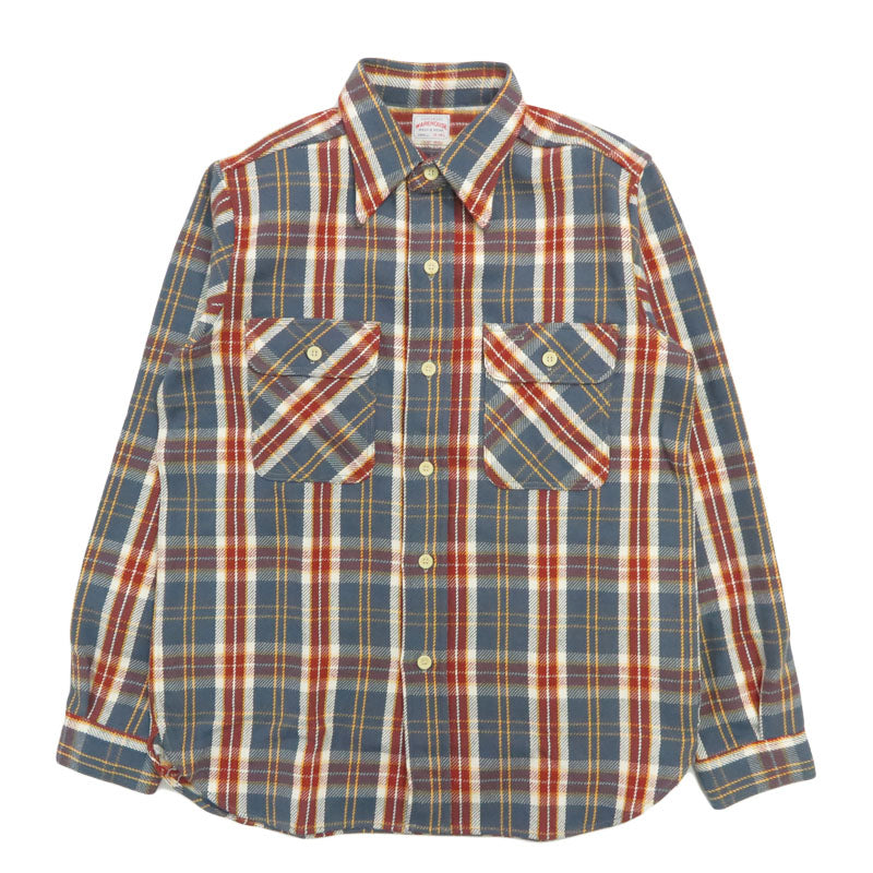 ウェアハウス WAREHOUSE Lot 3104 チェック柄 長袖 フランネル シャツ F柄 【2025年秋冬新作】