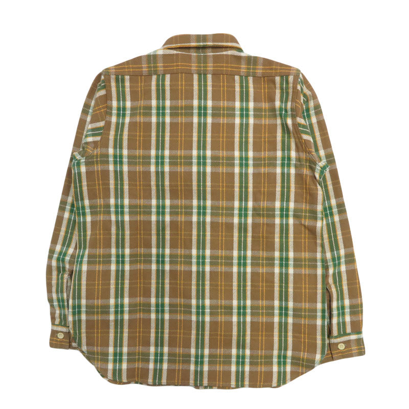 ウェアハウス WAREHOUSE Lot 3104 チェック柄 長袖 フランネル シャツ F柄 【2025年秋冬新作】