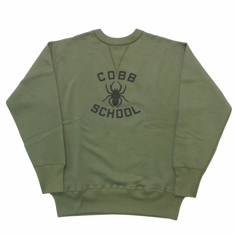 ウェアハウス WAREHOUSE 長袖 クルーネック プリント スウェット Lot.401