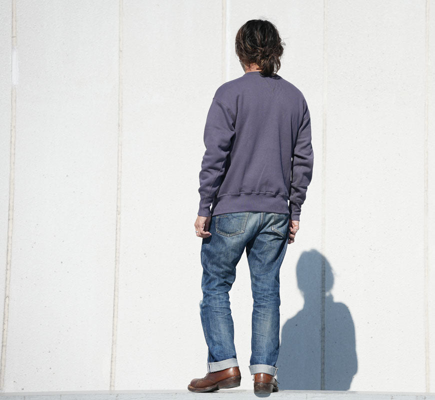 ウェアハウス WAREHOUSE 長袖 クルーネック プリント スウェット Lot.401