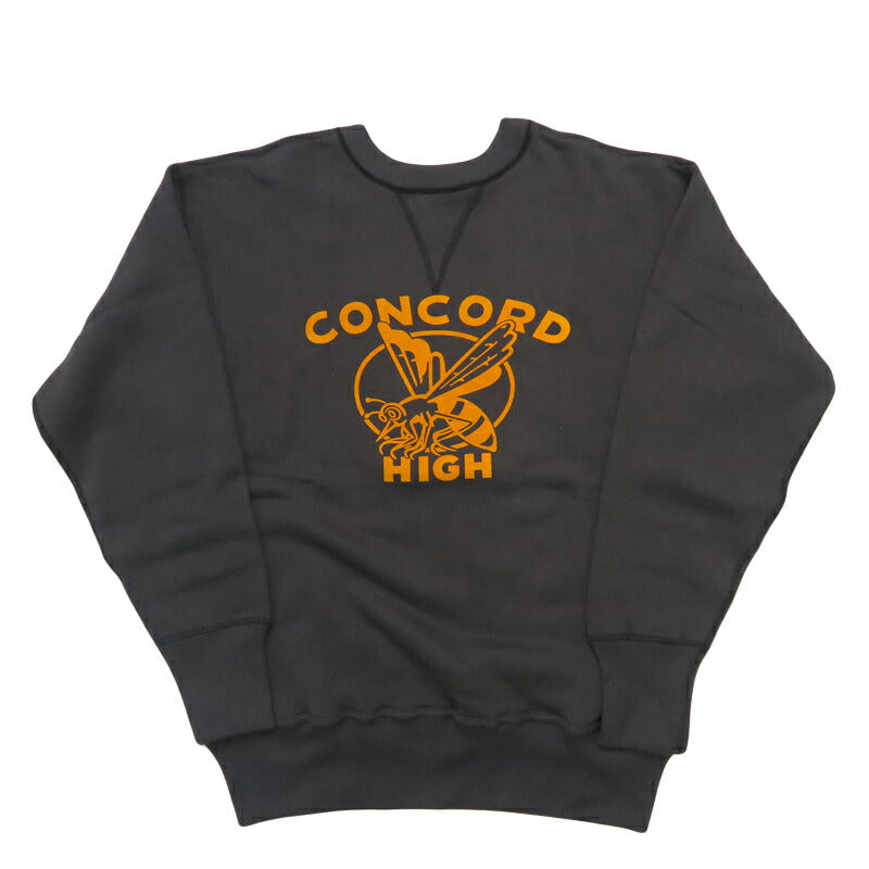 ウェアハウス WAREHOUSE 長袖 クルーネック プリント スウェット Lot.401 "CONCORD HIGH" 4本針