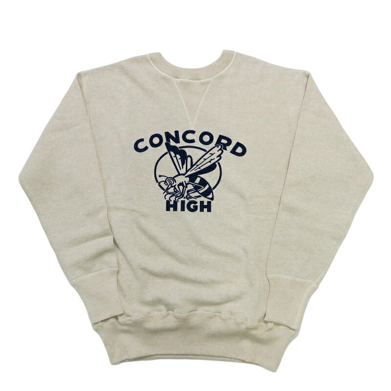 ウェアハウス WAREHOUSE 長袖 クルーネック プリント スウェット Lot.401 "CONCORD HIGH" 4本針