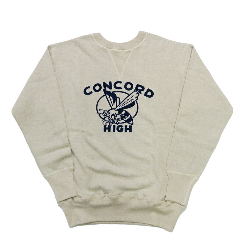 ウェアハウス WAREHOUSE 長袖 クルーネック プリント スウェット Lot.401 "CONCORD HIGH" 4本針