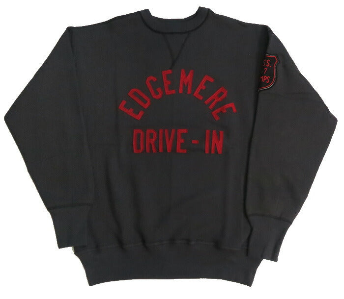 ウェアハウス WAREHOUSE 長袖 クルーネック スウェット アップリケ フェルト刺繍ワッペン Lot.401 EDGEMERE 4本針 【2026年春夏新作】