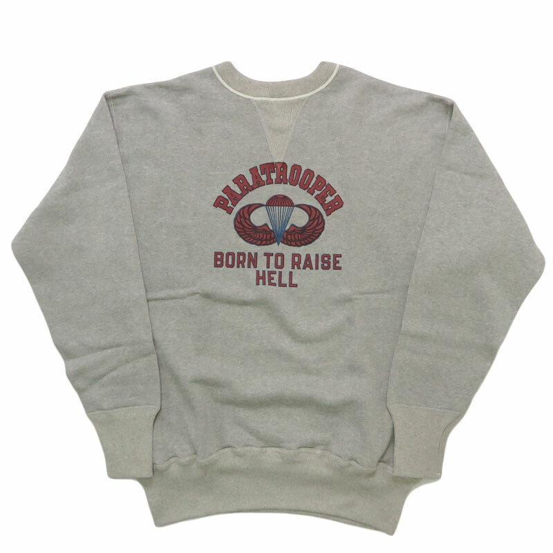 ウェアハウス WAREHOUSE 長袖 クルーネック プリント スウェット Lot.401