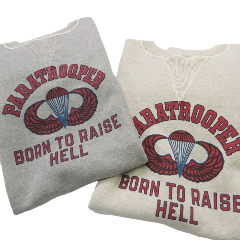 ウェアハウス WAREHOUSE 長袖 クルーネック プリント スウェット Lot.401