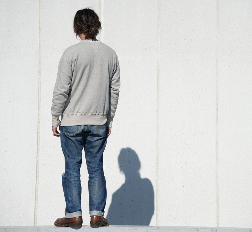 ウェアハウス WAREHOUSE 長袖 クルーネック プリント スウェット Lot.401