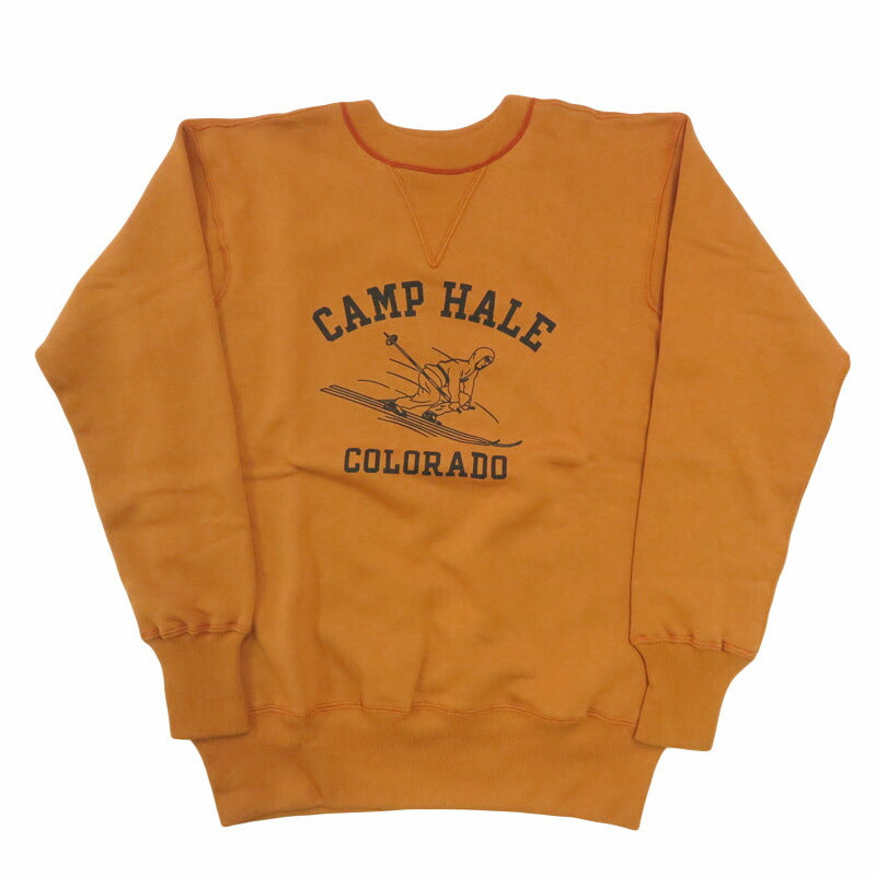 ウェアハウス WAREHOUSE 長袖 セットインフリーダムスリーブ 両V クルーネック スウェット プリント ARMY SKIING Lot.403 【2025年秋冬新作】