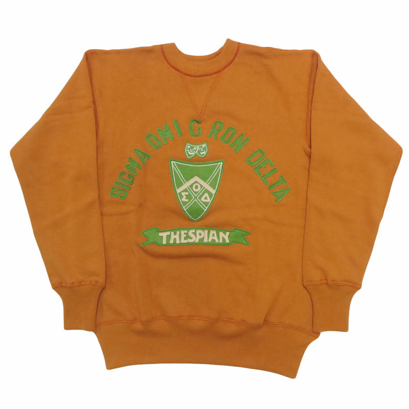 ウェアハウス WAREHOUSE 長袖 セットインフリーダムスリーブ 両V クルーネック スウェット ワッペン SIGMA OMICRON DELTA Lot.403