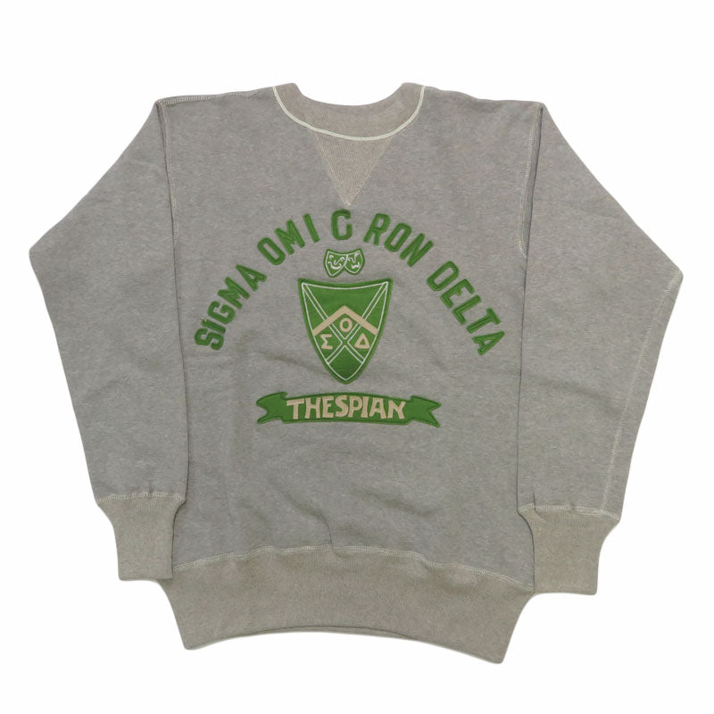 ウェアハウス WAREHOUSE 長袖 セットインフリーダムスリーブ 両V クルーネック スウェット ワッペン SIGMA OMICRON DELTA Lot.403 【2025年秋冬新作】