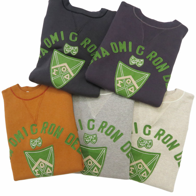 ウェアハウス WAREHOUSE 長袖 セットインフリーダムスリーブ 両V クルーネック スウェット ワッペン SIGMA OMICRON DELTA Lot.403 【2025年秋冬新作】