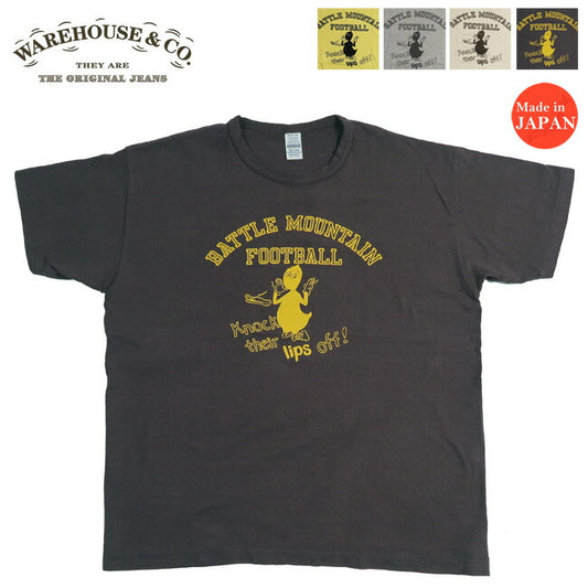 ウェアハウス WAREHOUSE 半袖 プリントTシャツ "BATTLE MOUNTAIN" 2nd hand セカンドハンド セコハン 4064 【2026年春夏新作】