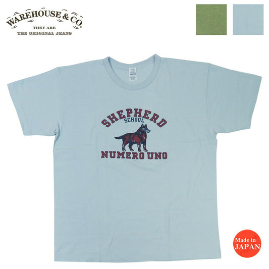 ウェアハウス WAREHOUSE 半袖 プリントTシャツ SHEPHERD 2nd hand セカンドハンド セコハン 4064 【2025年春夏新作】
