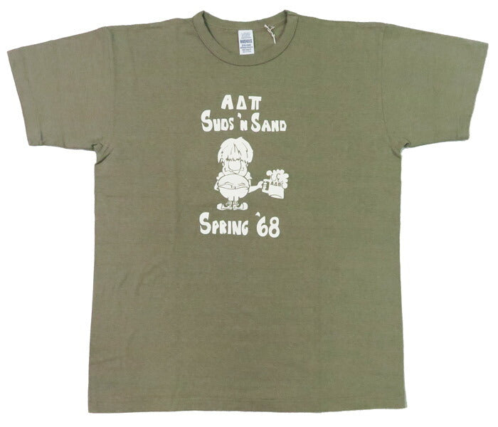 ウェアハウス WAREHOUSE 半袖 プリントTシャツ SPRING '68 2nd hand セカンドハンド セコハン 4064 【2025年春夏新作】