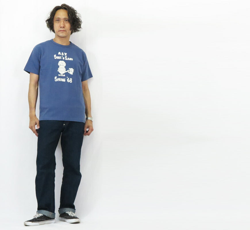 ウェアハウス WAREHOUSE 半袖 プリントTシャツ SPRING '68 2nd hand セカンドハンド セコハン 4064 【2025年春夏新作】