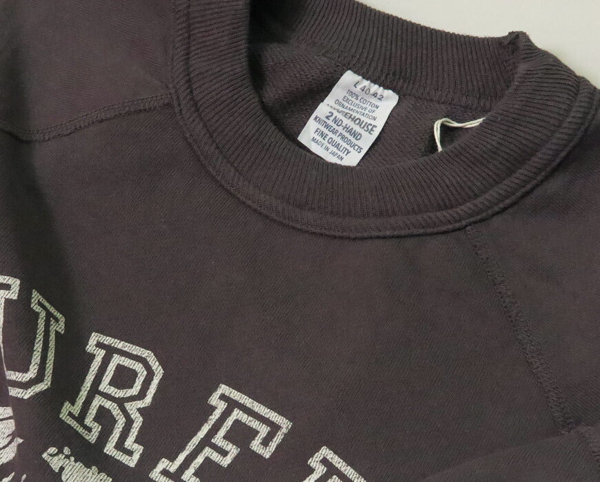 ウェアハウス WAREHOUSE 半袖 スウェット Tシャツ SURFER 2ND-HAND セカンドハンド セコハン 4104 【2025年春夏新作】