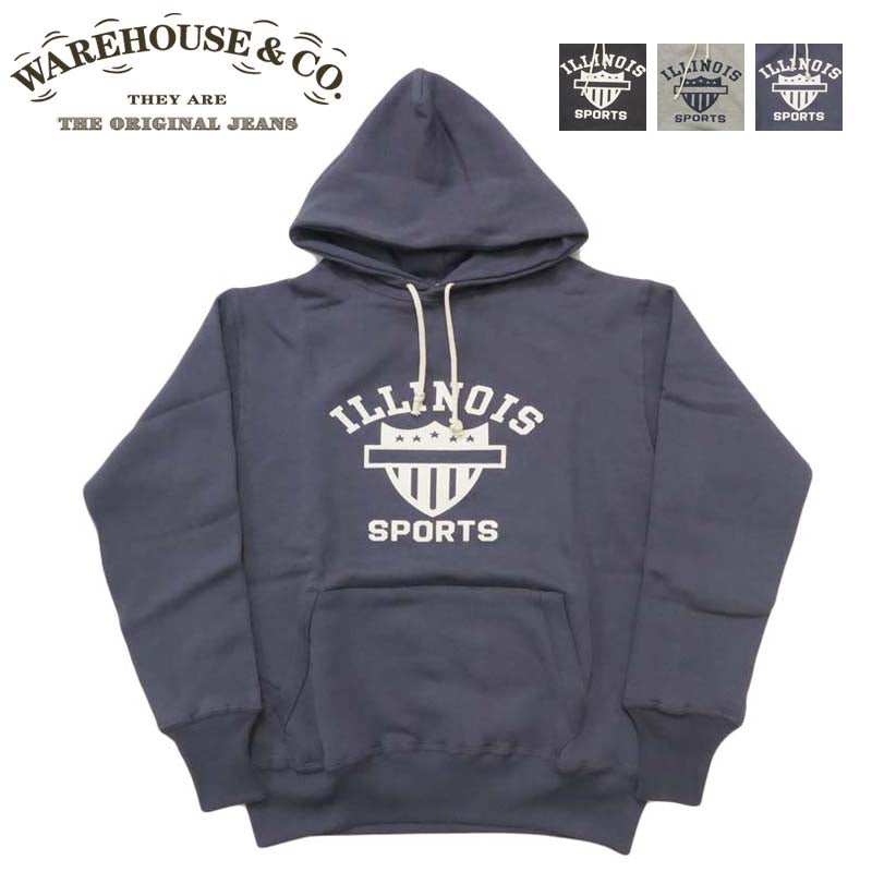 ウェアハウス WAREHOUSE プルオーバー スウェット フード パーカー Lot 450 2本針フード