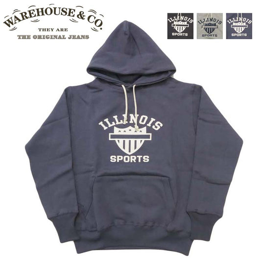 ウェアハウス WAREHOUSE プルオーバー スウェット フード パーカー Lot 450 2本針フード