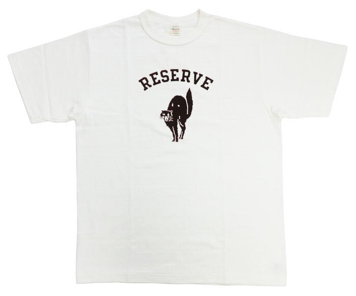 ウェアハウス WAREHOUSE フロッキープリント 半袖 Tシャツ RESERVE シャドーボーダー ローゲージ編み WH4601【2025年秋冬新作】