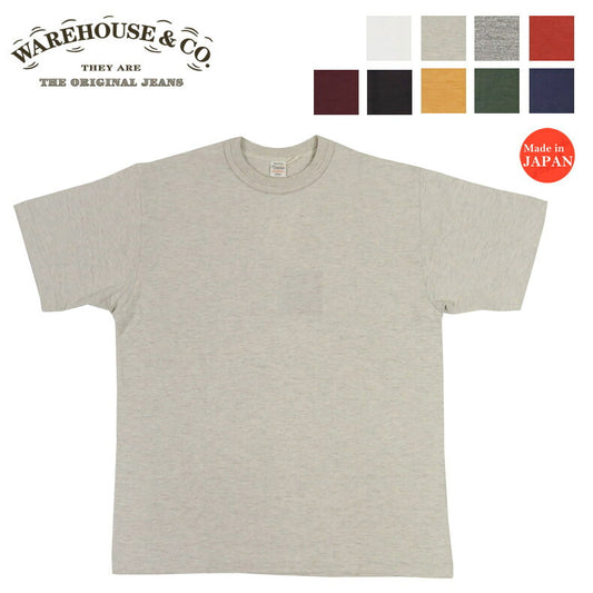 ウェアハウスWAREHOUSELot4601無地半袖Tシャツ定番シャドーボーダーローゲージ編み【2025年春夏新作】