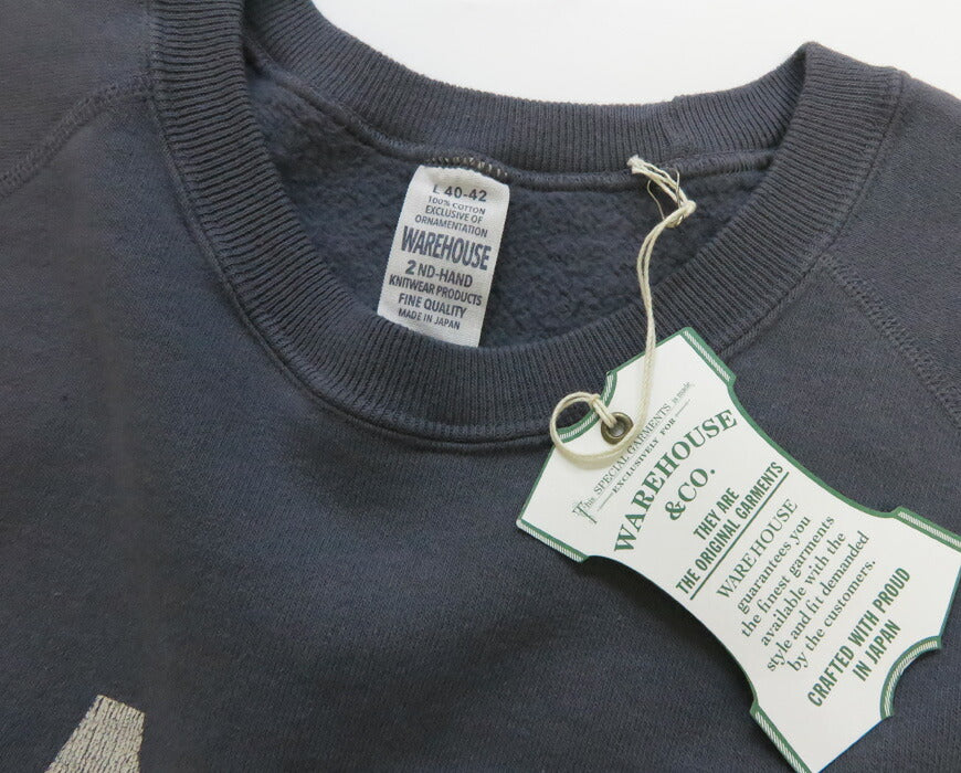 ウェアハウス WAREHOUSE クルーネック スウェット Lot.461 M.A.F.T.Y 2ND-HAND セカンドハンド セコハン 【2025年秋冬新作】