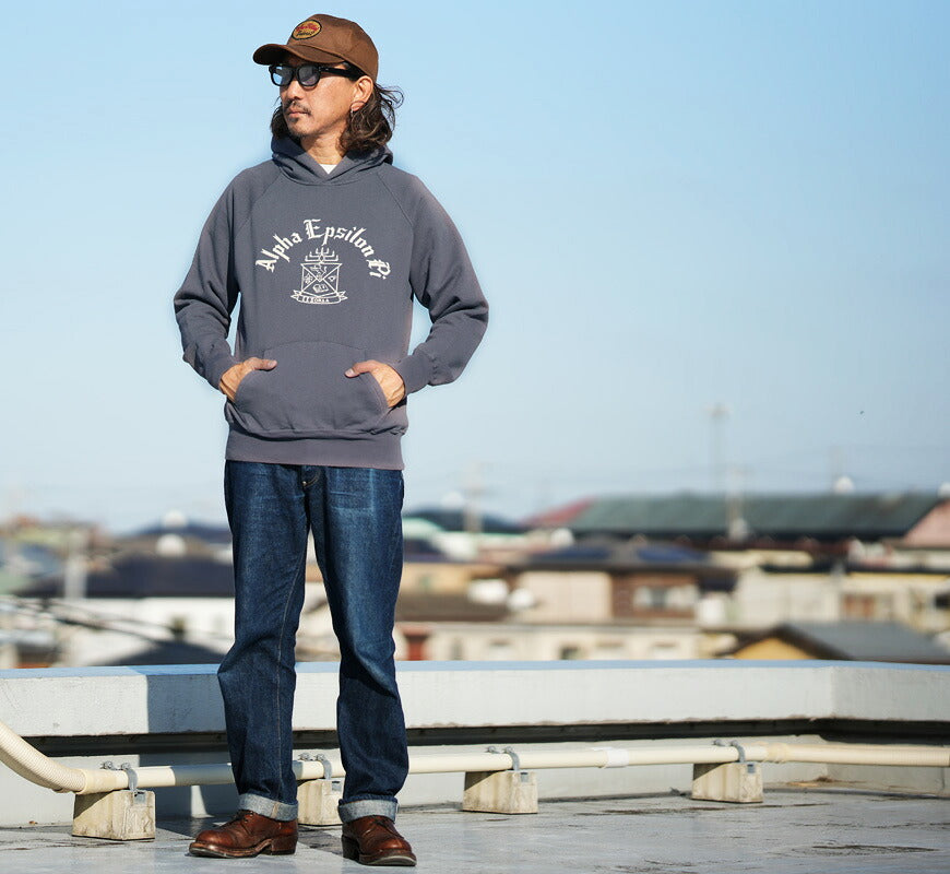 ウェアハウス WAREHOUSE プルオーバー スウェット フード パーカー Lot.462 ALPHA EPSILON PI 2ND-HAND セカンドハンド セコハン 【2025年秋冬新作】