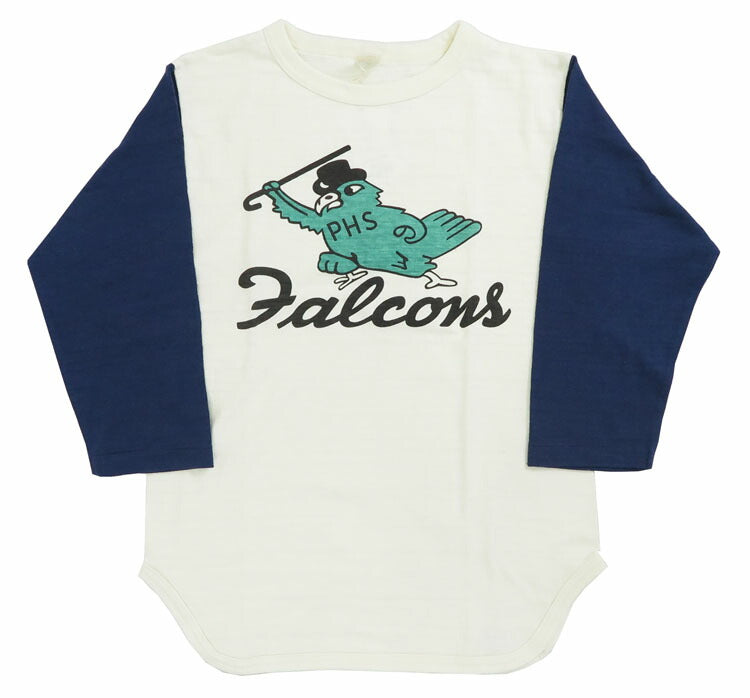 ウェアハウス WAREHOUSE 7分袖 Tシャツ ベースボール FALCONS WH4800【2024-25年秋冬新作】