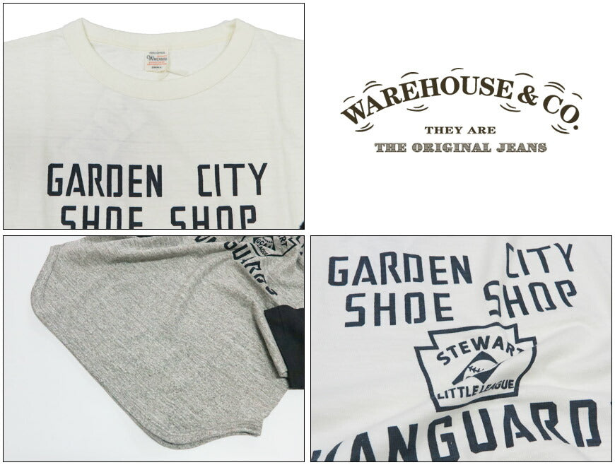 ウェアハウスWAREHOUSE7分袖TシャツベースボールGARDENCITYWH4800【2025秋冬新作】