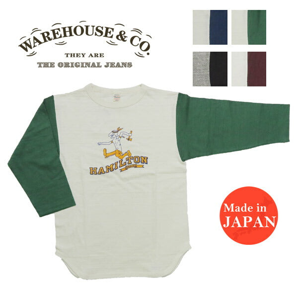 ウェアハウスWAREHOUSE7分袖TシャツベースボールHAMILTONWH4800【2025秋冬新作】