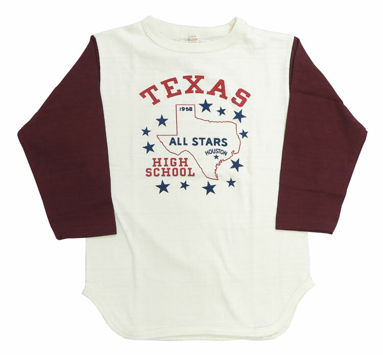 ウェアハウス WAREHOUSE 7分袖 Tシャツ ベースボール TEXAS WH4800【2024-25年秋冬新作】