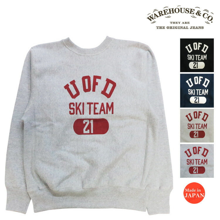 ウェアハウス WAREHOUSE リバーススタイル クルーネック スウェット Lot.483 U of D 【2025年秋冬新作】