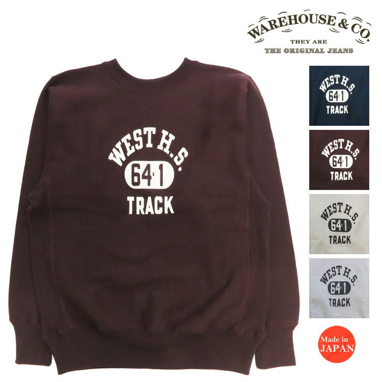 ウェアハウス WAREHOUSE リバーススタイル クルーネック スウェット Lot.483 WEST H.S 【2025年秋冬新作】