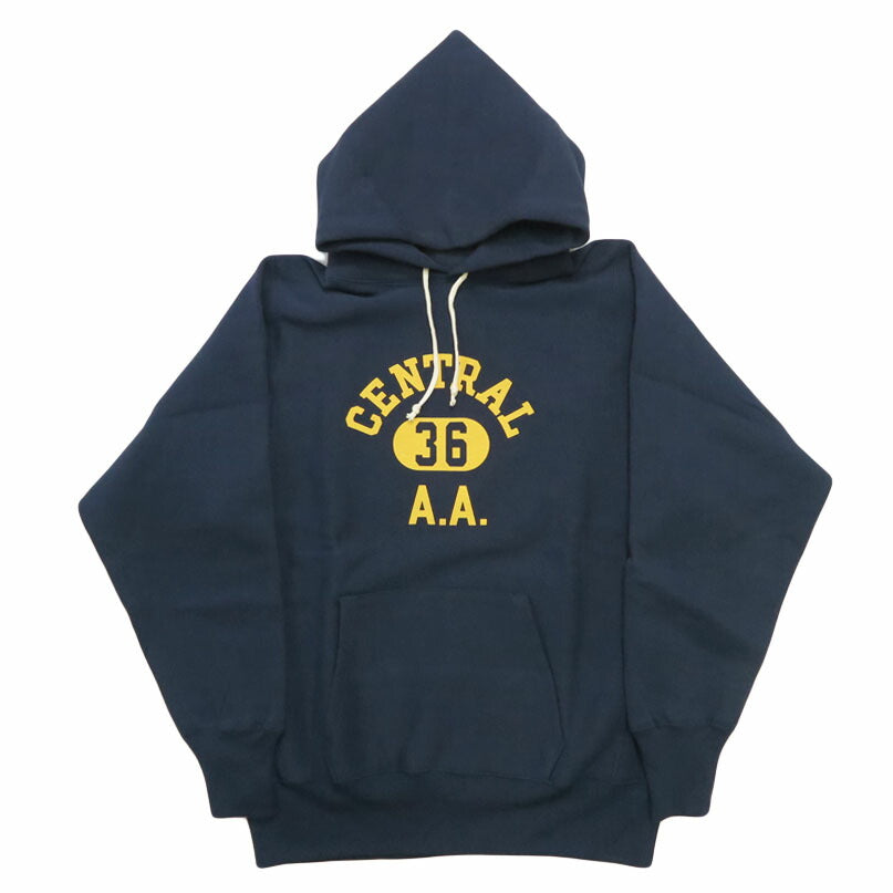 ウェアハウス WAREHOUSE プルオーバー スウェット フード パーカー リバーススタイル 吊り裏起毛 "CENTRAL" Lot.484