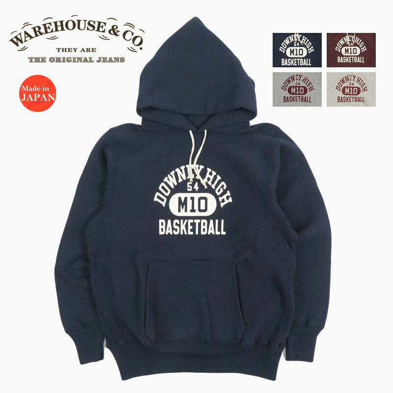 ウェアハウス WAREHOUSE プルオーバー スウェット フード パーカー リバーススタイル 吊り裏起毛