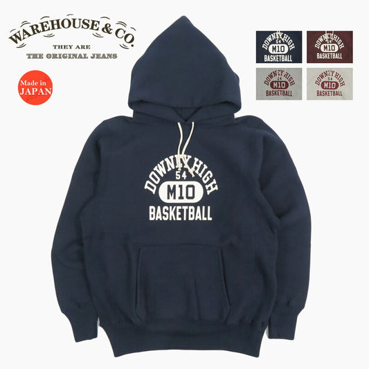 ウェアハウス WAREHOUSE プルオーバー スウェット フード パーカー リバーススタイル 吊り裏起毛