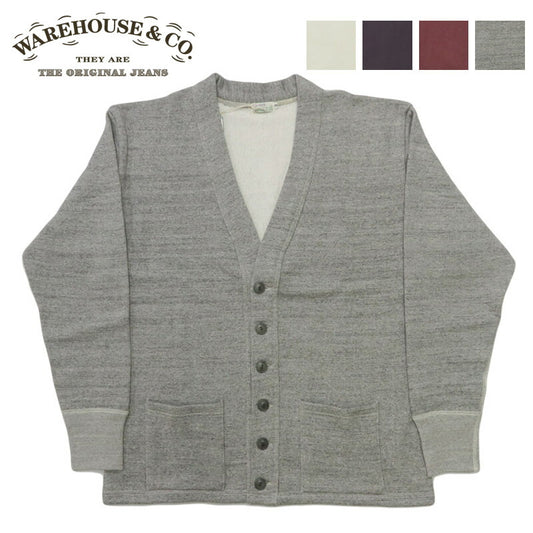 ウェアハウス WAREHOUSE 長袖 4本針スウェットカーディガン 4NEEDLES SWEAT CARDIGAN Lot.498 【2026年春夏新作】