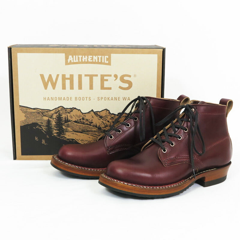 【即納在庫】 WHITE'S BOOTS ホワイツ ブーツ SEMIDRESS セミドレス HORWEEN クロムエクセル #8 バーガンディ 【2024-25年秋冬新作】