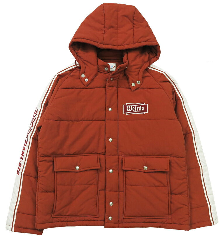 WEIRDO ウィアード 中綿 レーシングジャケット FLAME GLAD HAND グラッドハンド WRD-24-AW-02 【2024-25年秋冬新作】