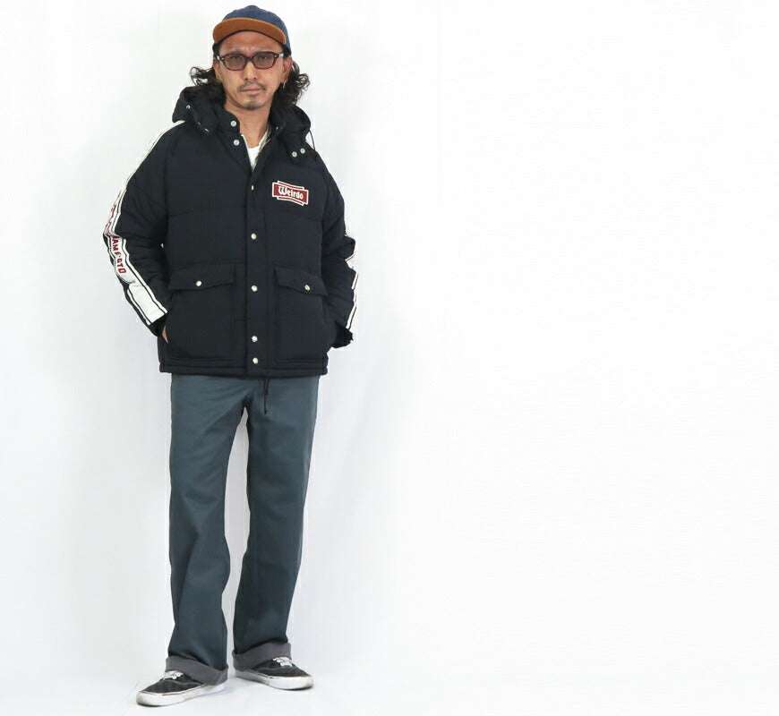 WEIRDO ウィアード 中綿 レーシングジャケット FLAME GLAD HAND グラッドハンド WRD-24-AW-02 【2024-25年秋冬新作】