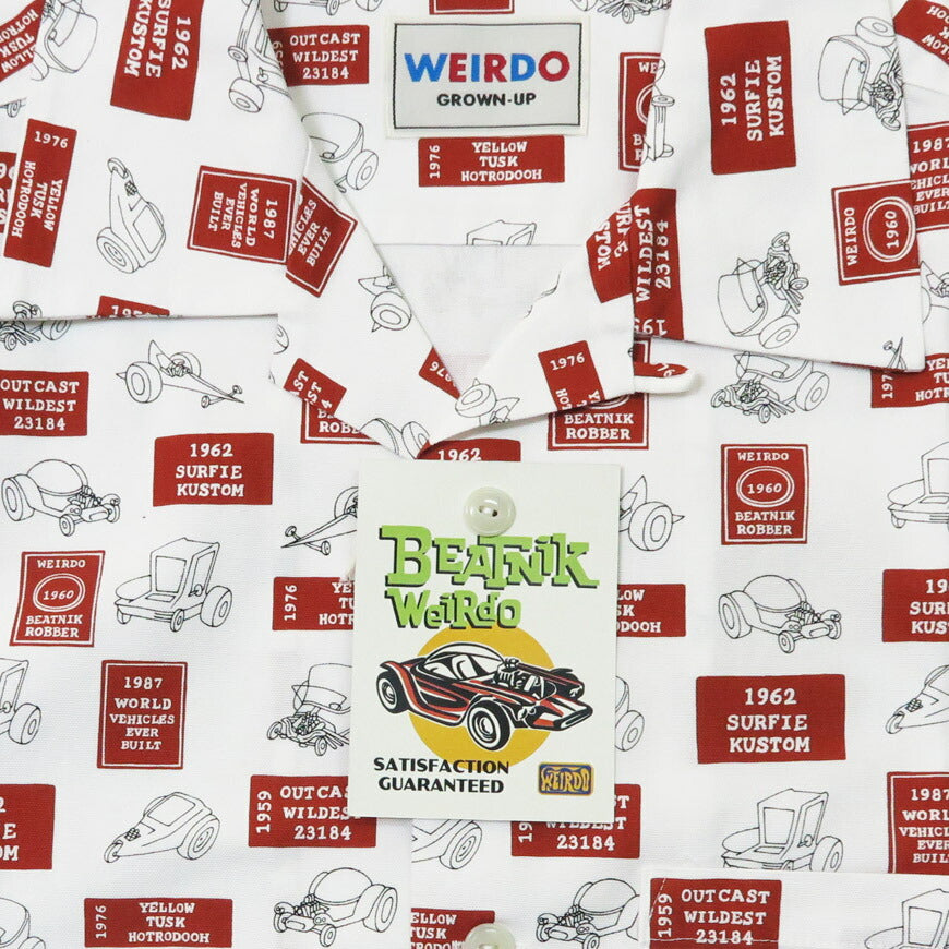 WEIRDO ウィアード 半袖 コットンオックス ワークシャツ Big Daddy GLAD HAND グラッドハンド WRD5104 【2025年春夏新作】