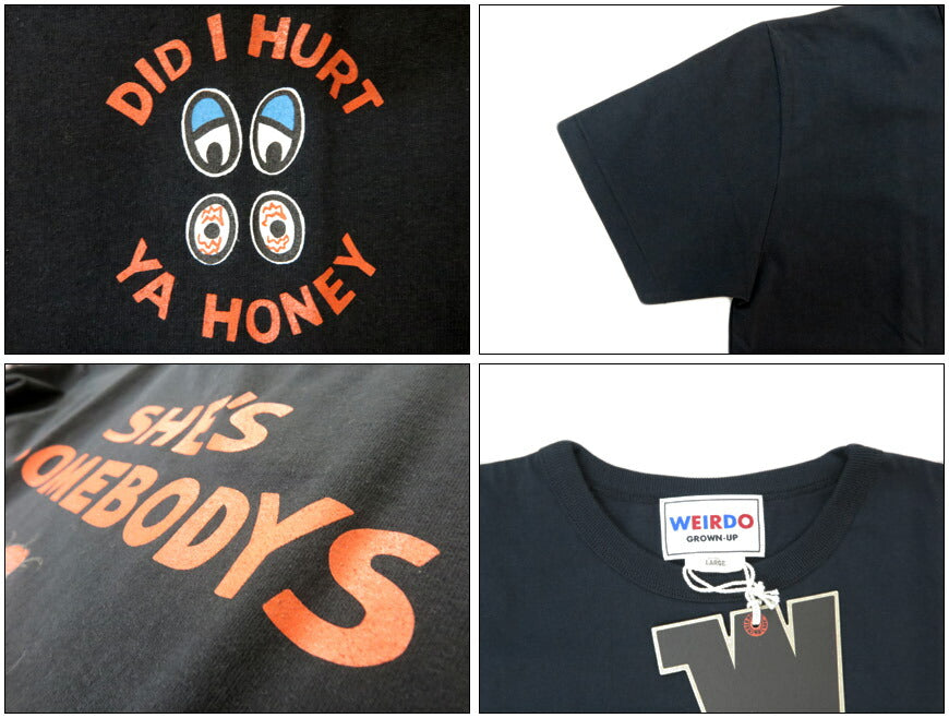 WEIRDO ウィアード 半袖 クルーネック Tシャツ「MUTHA」GLAD HAND グラッドハンド WRD5122【2025年春夏新作】
