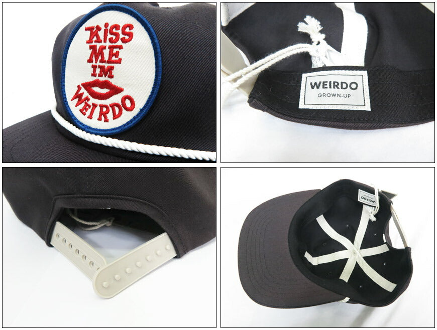 WEIRDO ウィアード KISS ME TRUCKER CAP キスミー トラッカー キャップ 帽子 グラッドハンド GLADHAND WRD51G02【2025春夏新作】