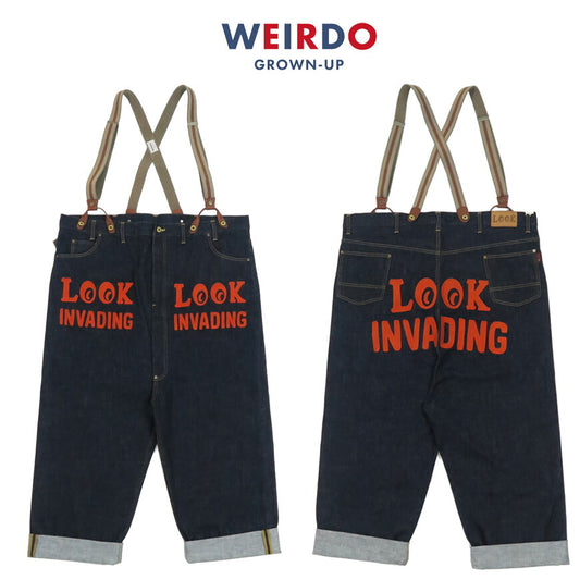 WEIRDO ウィアード スーパービッグサイズ 48インチ デニム ピエロ パンツ LOOK INVADING ジーンズ WRD5306 GLAD HAND グラッドハンド 【2025年秋冬新作】