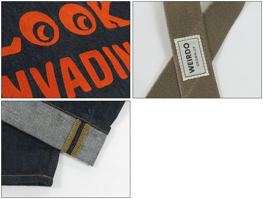 WEIRDO ウィアード スーパービッグサイズ 48インチ デニム ピエロ パンツ LOOK INVADING ジーンズ WRD5306 GLAD HAND グラッドハンド 【2025年秋冬新作】