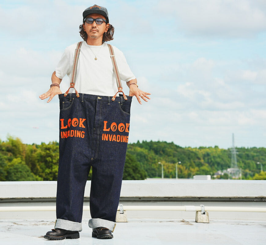 WEIRDO ウィアード スーパービッグサイズ 48インチ デニム ピエロ パンツ LOOK INVADING ジーンズ WRD5306 GLAD HAND グラッドハンド 【2025年秋冬新作】